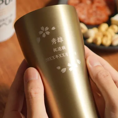 ゴールドタンブラー