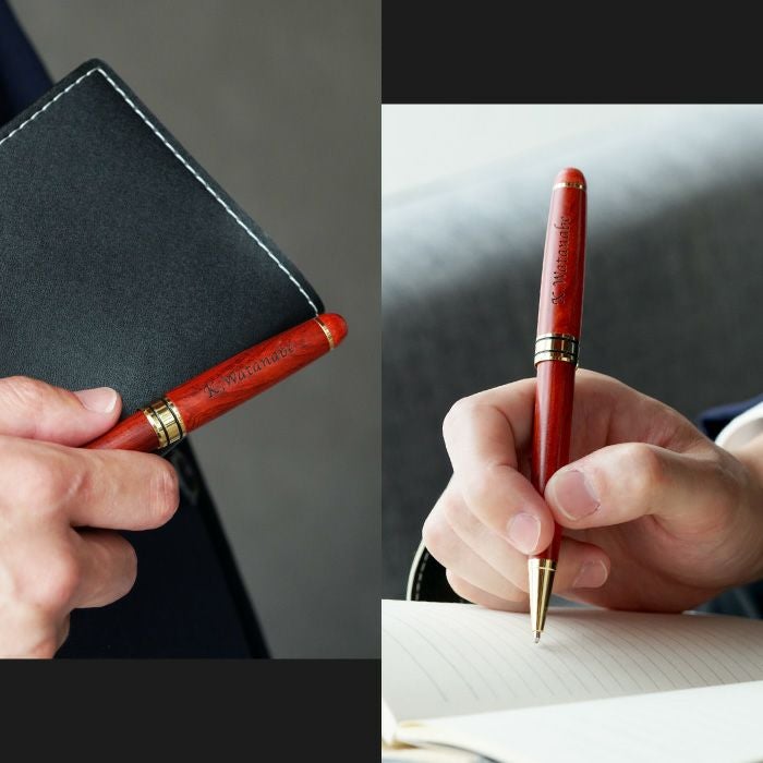 名入れ木製ボールペンローズウッド｜ギフトショップ「FLEGRE（フレグレ）」