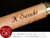 名入れ木製シャープペンシル ウォルナット/メイプル