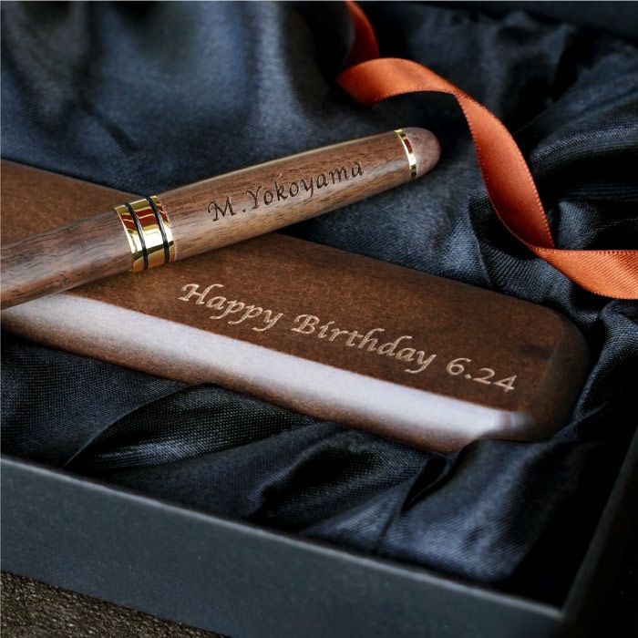 名入れ木製ボールペン&ペンケースギフトセット｜ギフトショップ