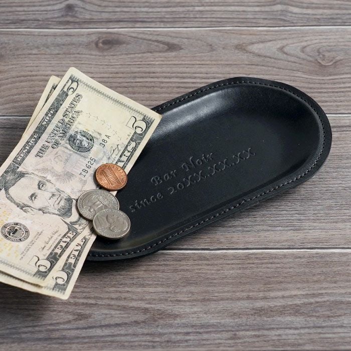 栃木レザーキャッシュトレイ