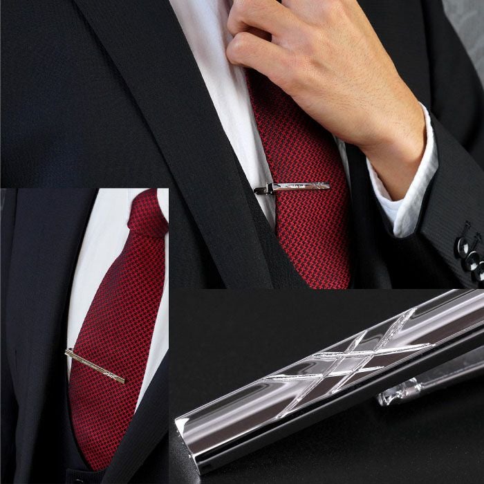 名入れDAKSクロスデザインネクタイピン｜ギフトショップ「FLEGRE