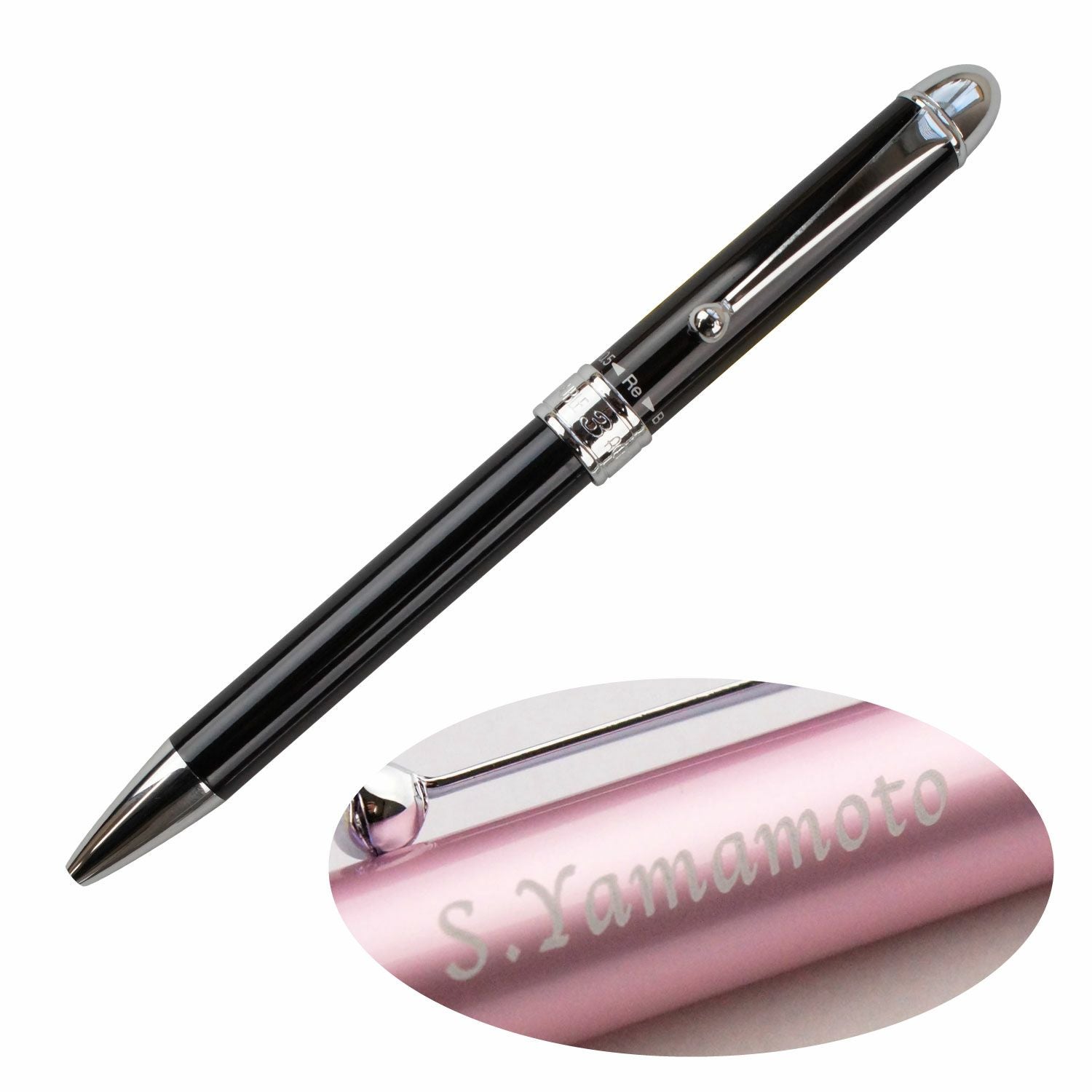 名入れ PLATINUMプラチナ 多機能ボールペン DOUBLE ACTION2+1｜ギフト