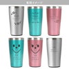 名入れ真空断熱カラーステンレスタンブラー桜フレーム全3色