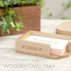 ロゴ彫刻OK！木製カードトレイ