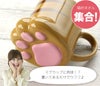 こだわりの肉球つきねこの手マグカップ