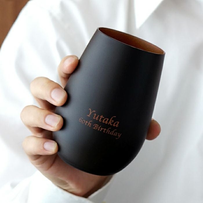 名入れOK! メタリックカラーグラス 460ml 全3色｜ギフトショップ