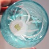 名入れ切子菊つなぎ模様 ぐい呑み(単品)