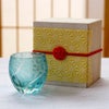 名入れ切子菊つなぎ模様 ぐい呑み(単品)