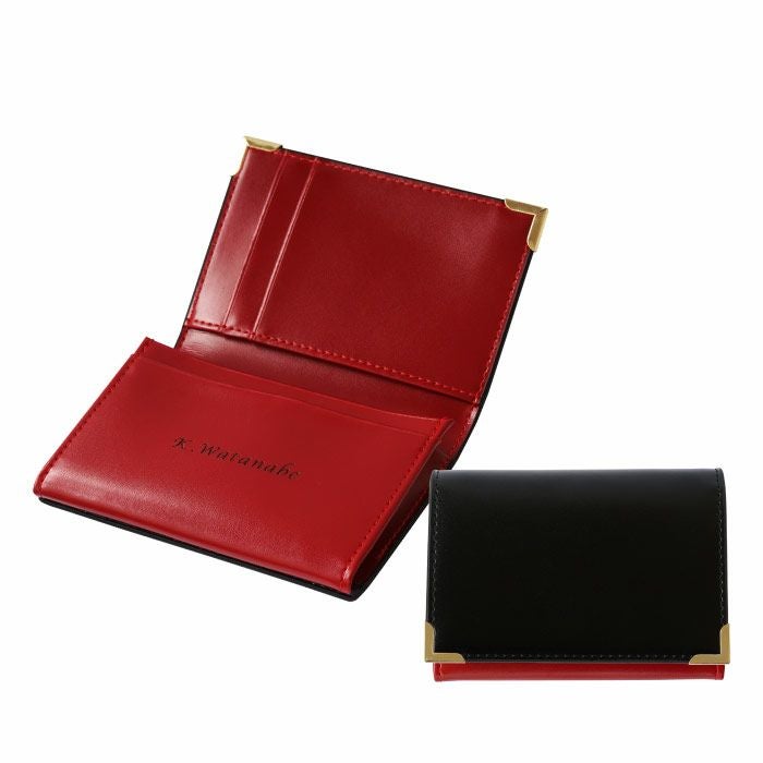 名入れ本革バイカラー名刺入れ｜ギフトショップ「FLEGRE（フレグレ）」