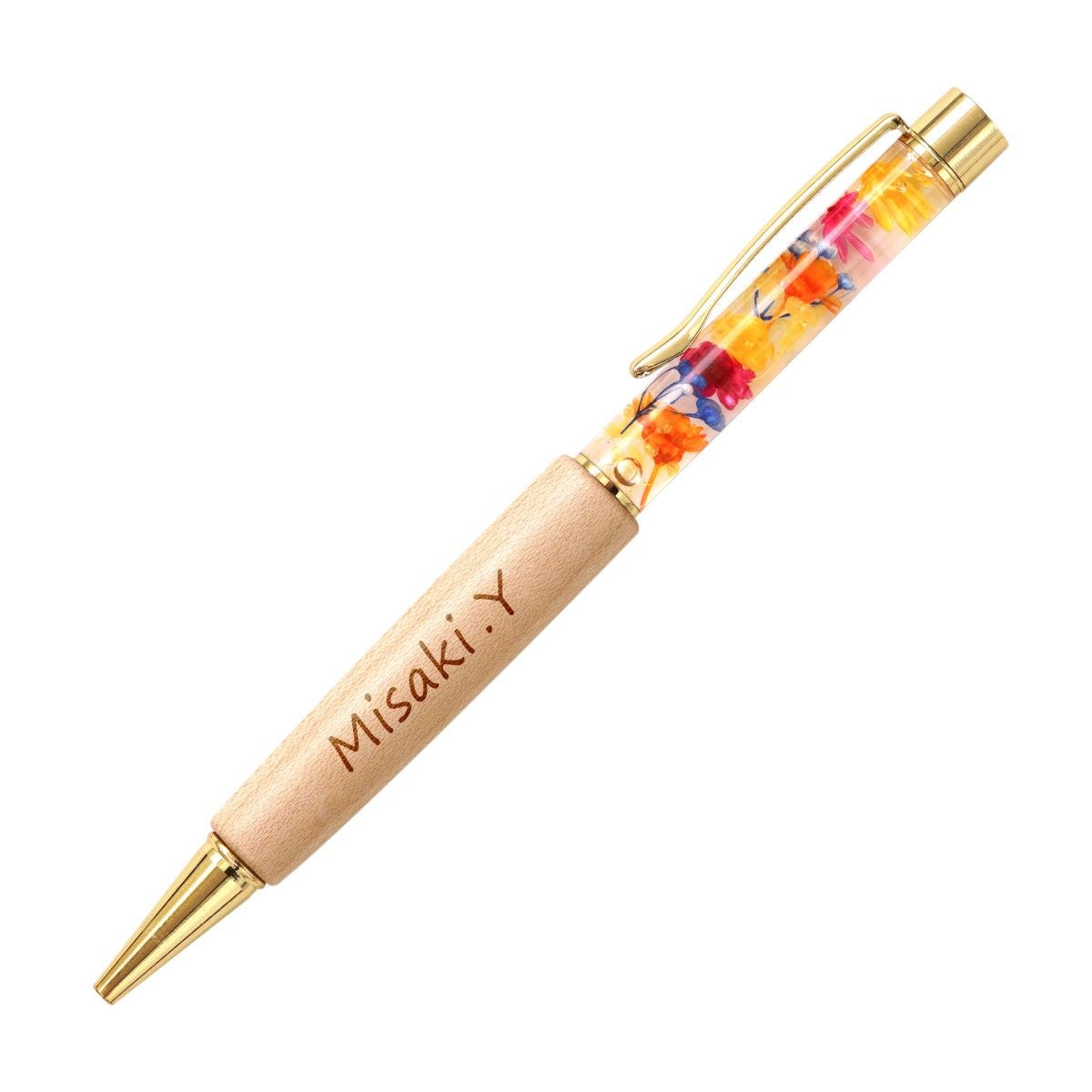 No.97トップジュエル付き錦鯉①✨ハーバリウムボールペン ハーバリウム