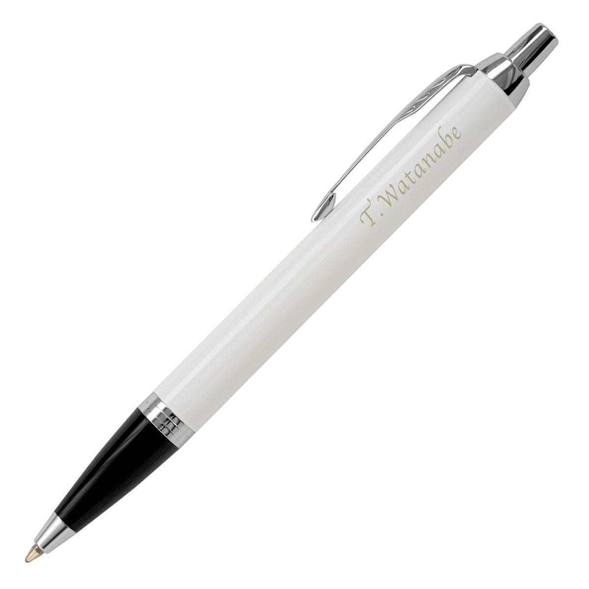 PARKER ボールペン ホワイト レザーケース付き 名入れ PARKER IMCTボールペン&ペンケースセット｜ギフトショップ