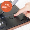 録音機能付き木製フォトフレームクロック