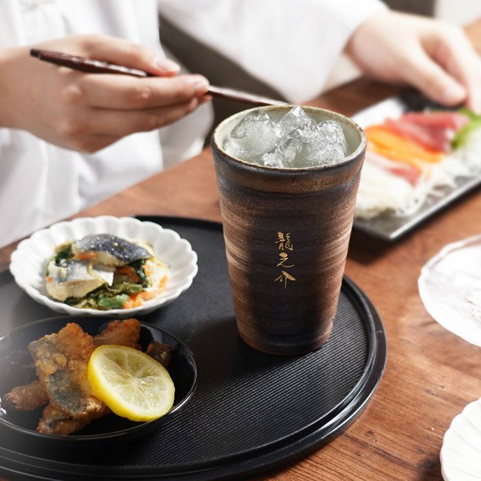 名入れ 萬古焼 金彩タンブラー｜ギフトショップ「FLEGRE（フレグレ）」