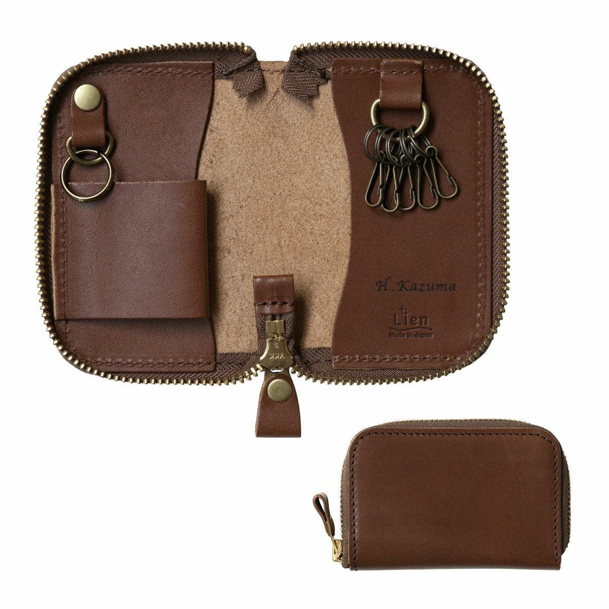 名入れ 栃木レザー 多機能スマートキーケース｜ギフトショップ「FLEGRE