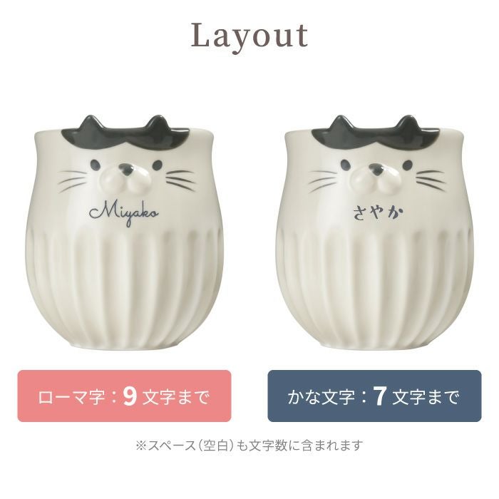 しのぎのねこマグ＆プリザブーケセット