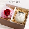 しのぎのねこマグ＆プリザブーケセット