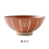 名入れ 棒縞モダン 茶碗 単品