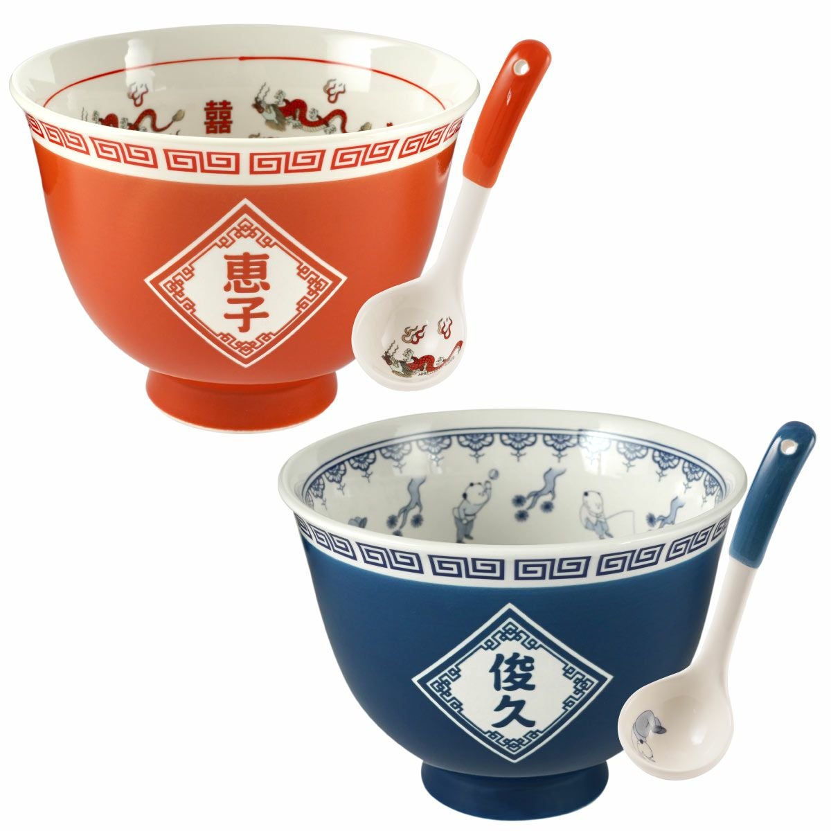 名入れ ラーメンどんぶり ペアセット｜ギフトショップ「FLEGRE