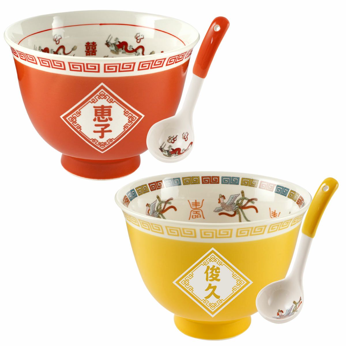 名入れ ラーメンどんぶり ペアセット｜ギフトショップ「FLEGRE