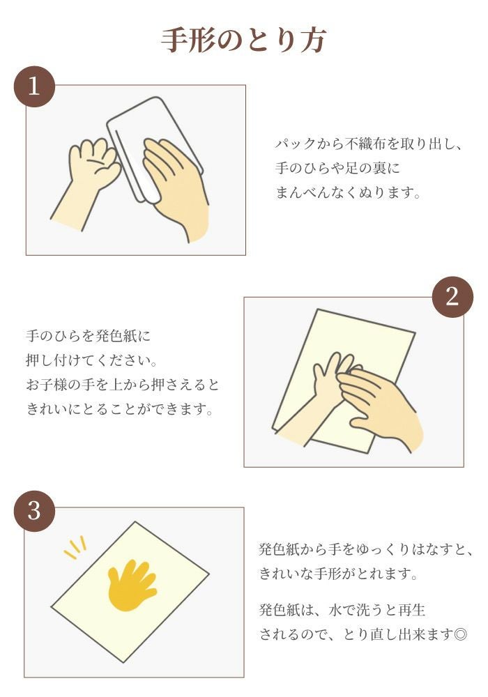 手形のとり方