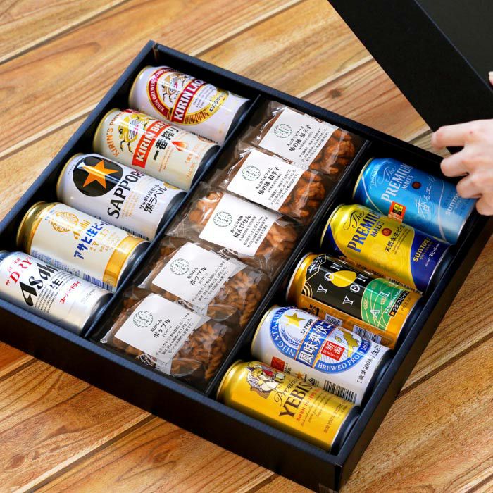 逸品お菓子5袋 ＆ ビール10本 ギフトセット｜ギフトショップ「FLEGRE