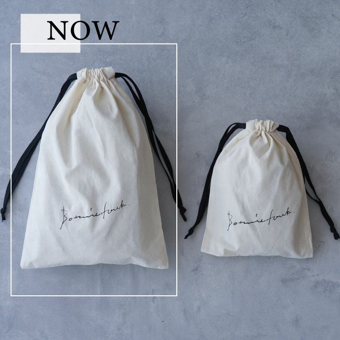 Botanicfolk オリジナル 巾着袋 Lサイズ