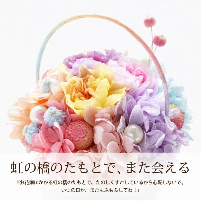 ペットちゃんの虹の橋 Twinkle トゥインクル』 お供え プリザーブド