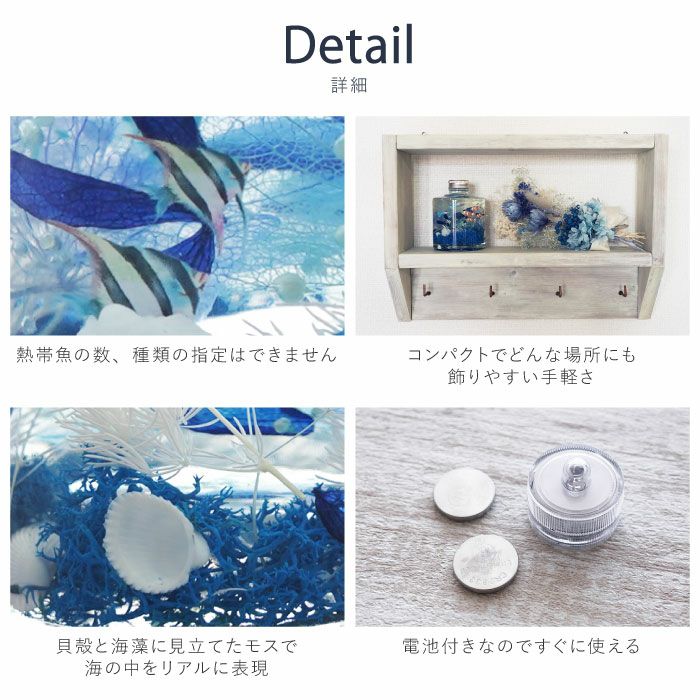 熱帯魚アクアリウム』 ハーバリウム｜ギフトショップ「FLEGRE