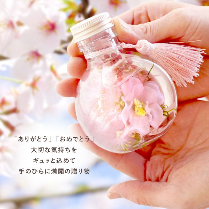 桜 ハーバリウム・Sサイズ』｜ギフトショップ「FLEGRE（フレグレ）」