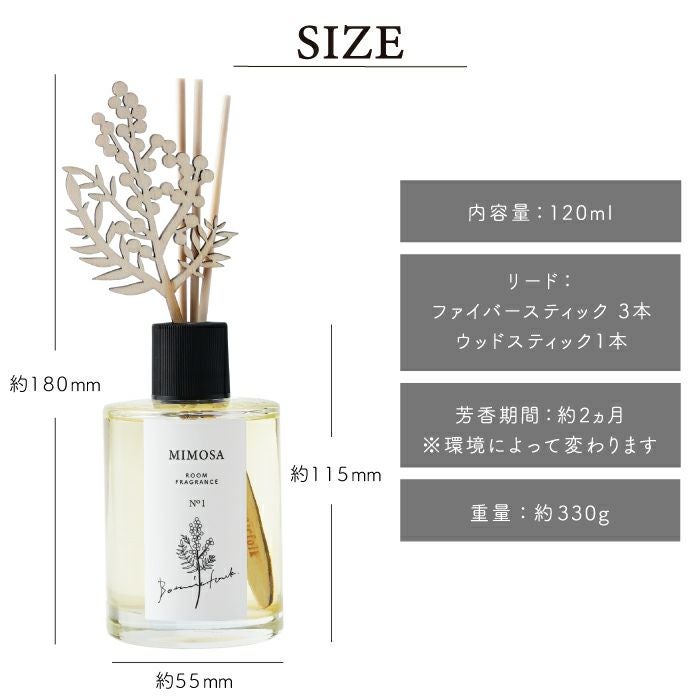 インテリアディフューザー120ml MIMOSA/ミモザ｜ギフトショップ