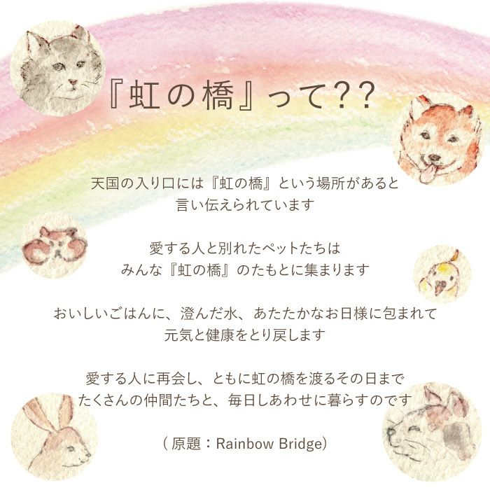 ペットちゃんの虹の橋 しゃぼん玉 お供え プリザーブドフラワー