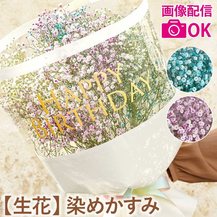 かすみ草ブーケ・カラフル』 生花｜ギフトショップ「FLEGRE（フレグレ）」