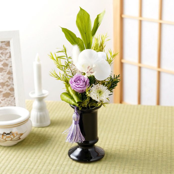 お供え花・さやか』プリザーブドフラワー｜ギフトショップ「FLEGRE