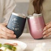 名入れOK 八福花フレームタンブラーペア ギフトセット 350ml