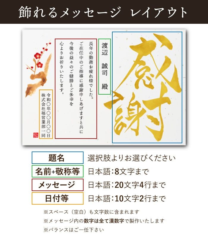 名入れ飾れる黄金のパーカーギフトセット