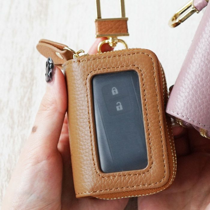 名入れなしver 両窓スマートキーケース｜ギフトショップ「FLEGRE