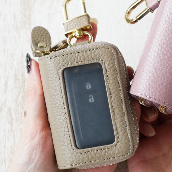 名入れなしver 両窓スマートキーケース｜ギフトショップ「FLEGRE