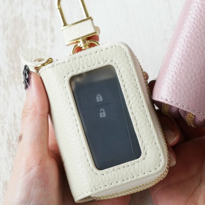 名入れなしver 両窓スマートキーケース｜ギフトショップ「FLEGRE